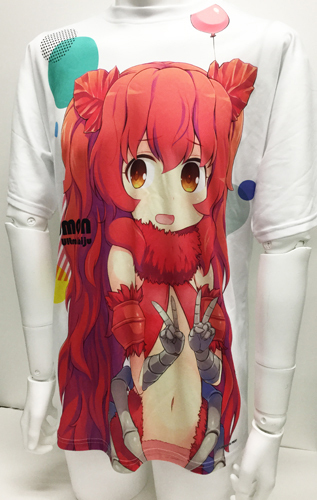 「ウルトラ怪獣擬人化計画」に展示されたアドワークス「ピグモンＴシャツ」