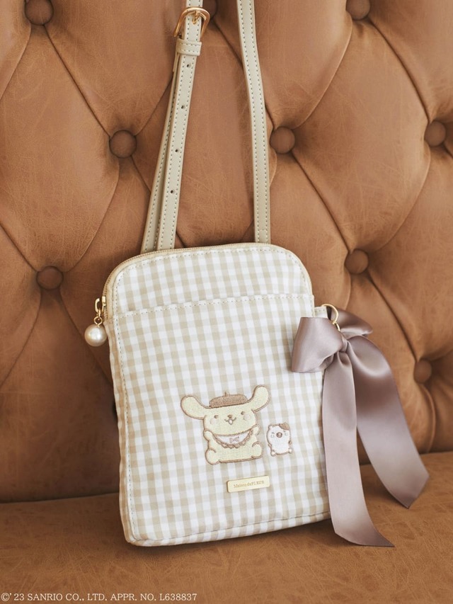 【Maison de FLEUR×ポムポムプリン】ポムポムプリン ミニショルダーバッグ