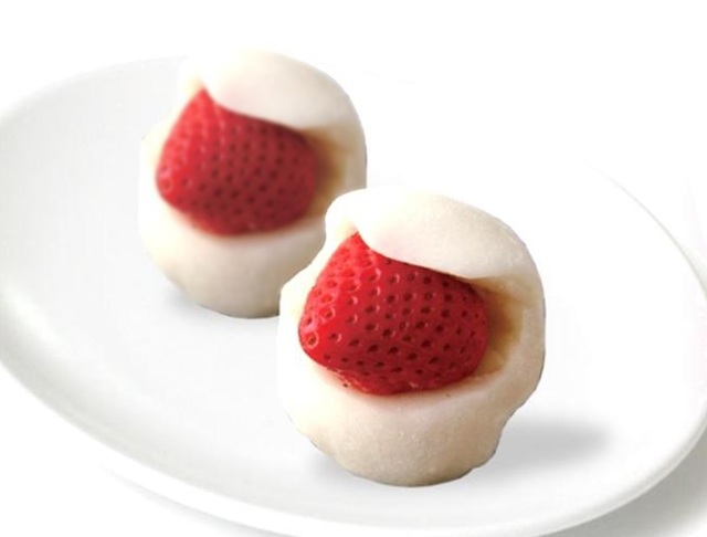 越後岩船家／苺みるく大福