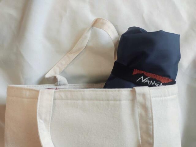 小さめのバッグにもすっぽりと入ります