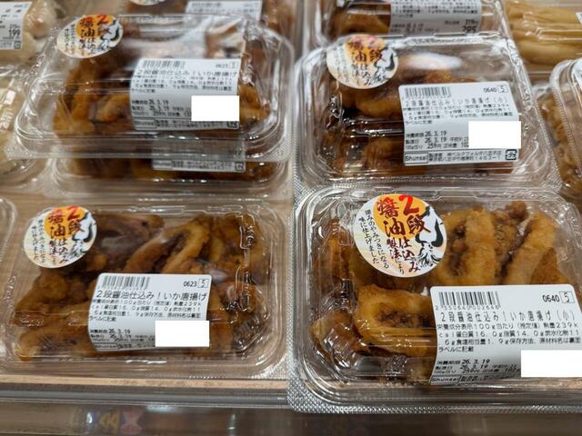 【ベルクの惣菜人気ランキング 7位】「2段醤油仕込み！いか唐揚げ」100g当り　本体価格 259円