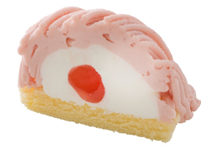 ストロベリーモンブラン、スーベニアプレート付き 800円｜マンマ・ビスコッティーズ・ベーカリー｜東京ディズニーシー「ディズニー・イースター」2020スペシャルメニュー