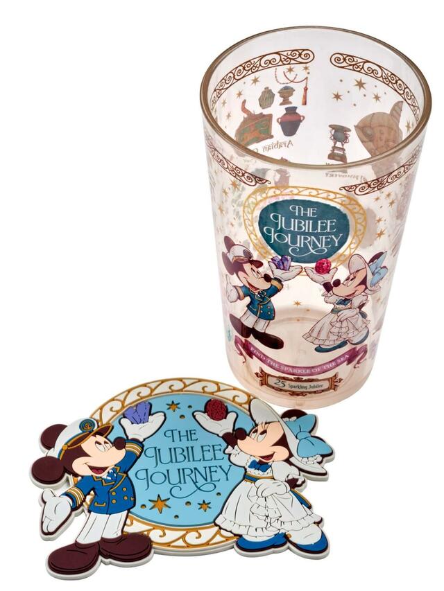 スーベニアタンブラーセット 対象メニューにプラス1400円｜東京ディズニーシー25周年フードスーベニア｜販売店舗：東京ディズニーシー「ザンビーニ・ブラザーズ・リストランテ」｜発売日：2026年5月25日（月）