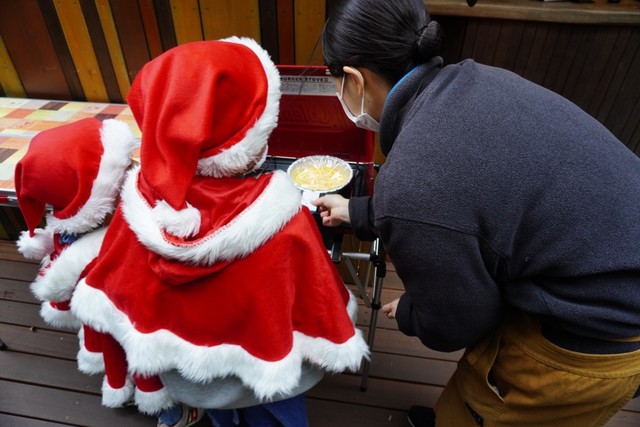 【星野リゾート　リゾナーレ熱海】焚き火でおやつづくり体験