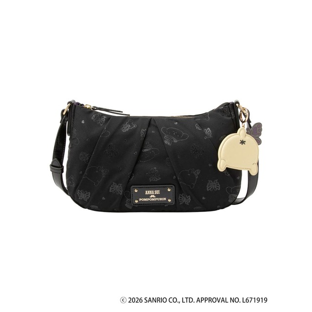 【ANNA SUI×ポムポムプリン】タックショルダー ￥20,900(税込)／すっきりとしたフォルムにタックを効かせ、さりげない遊び心をプラス