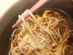 【よもだそば 朝定食】モチモチの温かいおそば