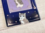 今回の新作は星座や星モチーフデザインが目立ちます。ネイビーにゴールドの星とにゃんこが大人かわいい♪