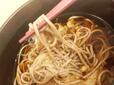 【よもだそば 朝定食】モチモチの温かいおそば