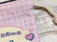 【ちいかわ DAISO限定デザイン】「プチ巾着 ちいかわ」素材はポリエステル