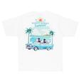 Tシャツ(S〜LL) 3,000円|東京ディズニーリゾート「SUNNY SUNNY Summer」グッズ|販売店舗:東京ディズニーランド「グランドエンポーリアム」、東京ディズニーシー「タワー・オブ・テラー・メモラビリア」|発売日:2025年6月5日(木)
