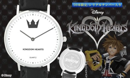ディズニー×スクエニ「キングダムハーツ」シンプルデザインの腕時計が