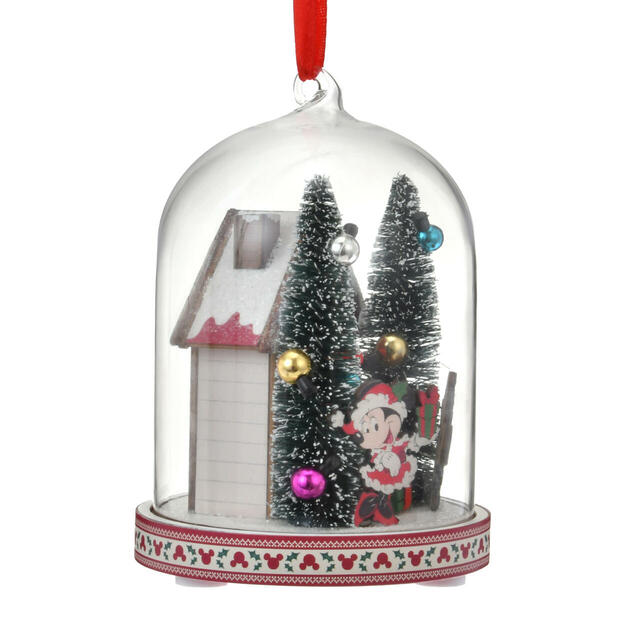 ミッキー&ミニー オーナメント ライトアップ ドーム DISNEY CHRISTMAS 3,300円