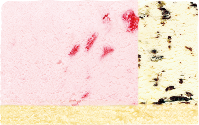 ダッキー＆バニー｜ベリーベリーストロベリー＋チョコレートチップ（ホワイトスポンジ）