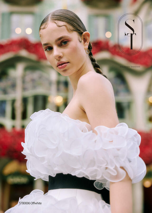 クラウディア|「ST(サチコツツイ)」新作ウェディングドレス|STB0006_Offwhite