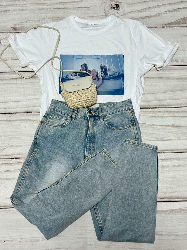 【ROPÉ PICNIC PASSAGE（ロペピクニック パサージュ）】白Tにブルーデニムに合わせても◎。普段使いにもピッタリ！