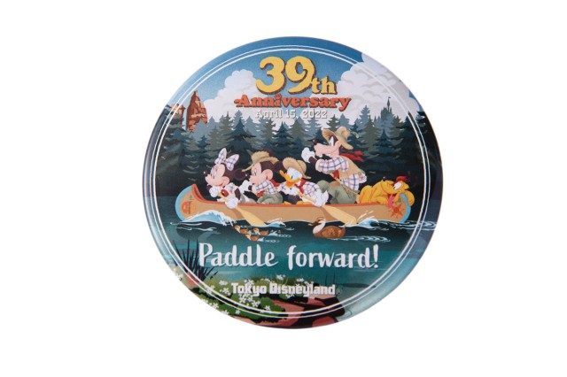 【東京ディズニーランド39周年記念グッズ】カンバッジ