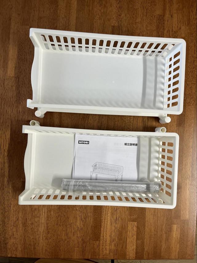 【ニトリ　Nスライドトレー2段ラック】調味料など小物の収納に便利