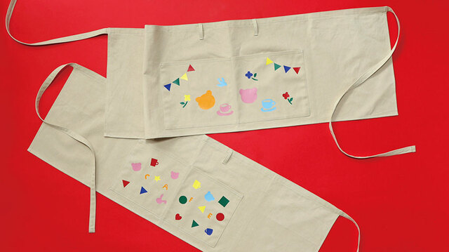 【ネスカフェ×familiar】コーヒー染めのアップサイクル素材に、好きなデコレーションパーツを組み合わせて、自分だけのモチーフをデザインできます◎