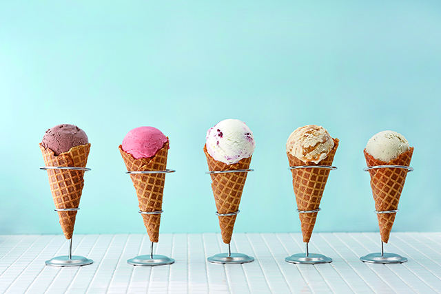 アイスクリーム手焼きコーン／ハンデルスベーゲン銀座店