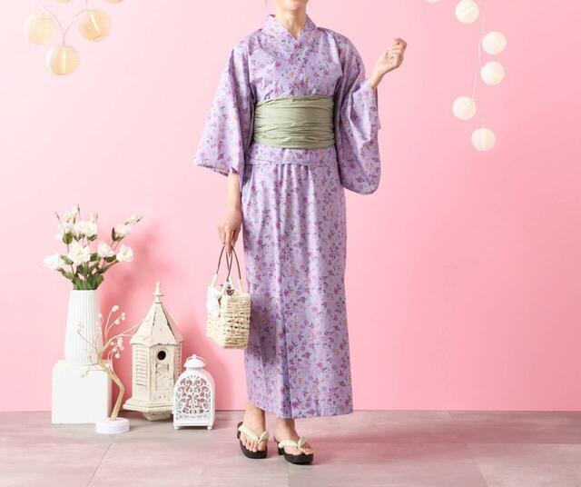 ワンピースとしても使える！２WAY 浴衣セット｜9,990 円（税込）