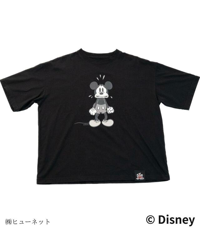 「ミッキーマウス」デザインビッグシルエットTシャツ 6,800円｜370-ThreeSeventy