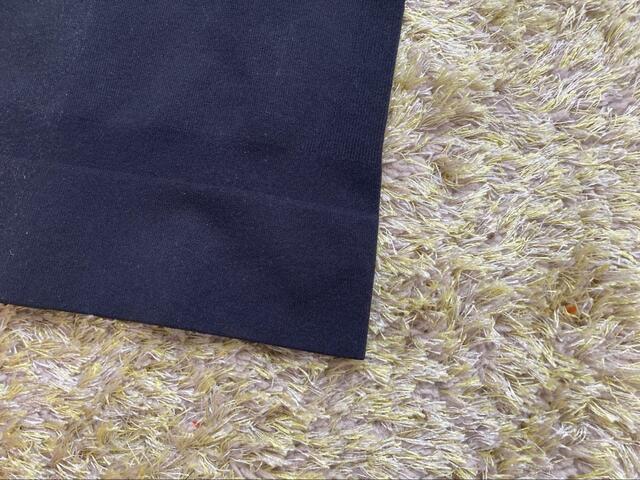 【しまむら 福助 ラクにキレイらくうすシェイプ】素材はナイロン92％、ポリウレタン8％