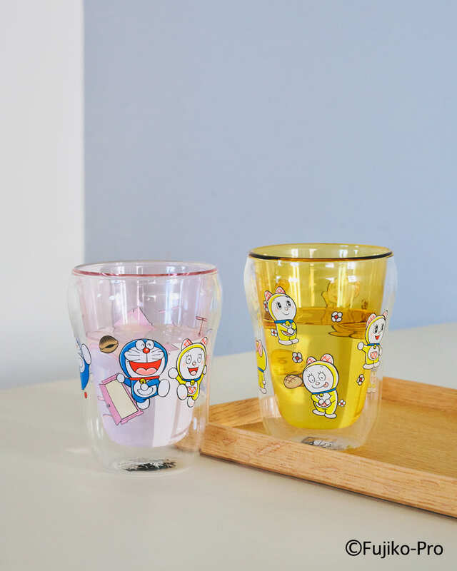 【ドラミちゃん×studio CLIP】「ダブルウォールグラス」2,200円