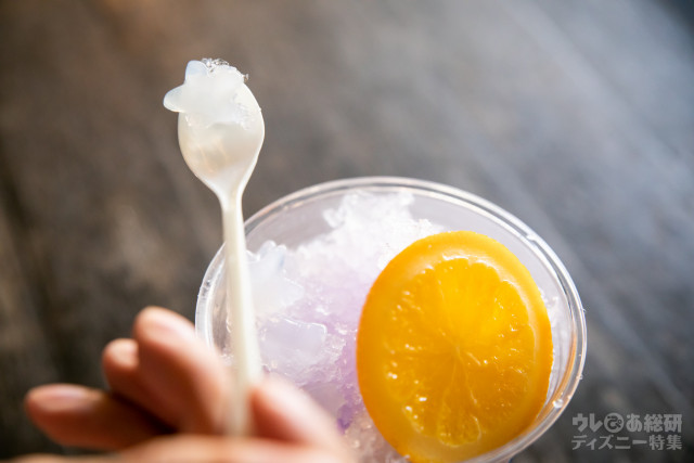 シェイブアイスカクテル（ヴァイオレットリキュール）680円｜東京ディズニーシー「ディズニー七夕デイズ」2019年