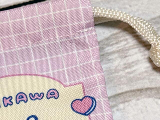 【ちいかわ DAISO限定デザイン】「プチ巾着 ちいかわ」素材はポリエステル