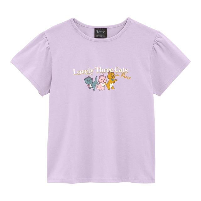 GIRLSグラフィックT（半袖）Disney 2+X ¥790+税