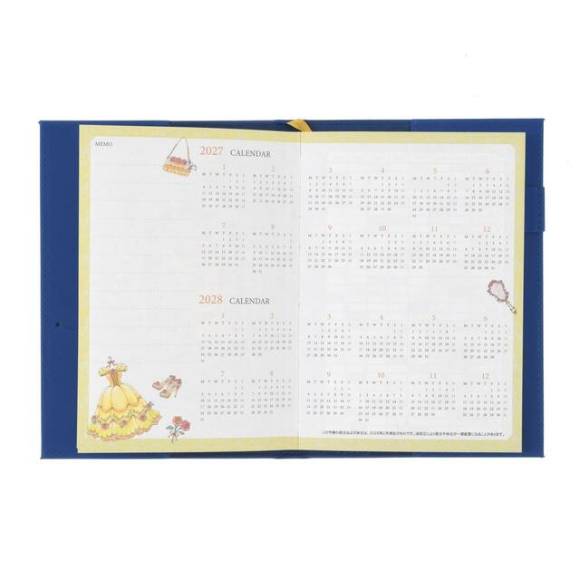 美女と野獣 手帳・スケジュール帳 B6 型押し CALENDAR & ORGANIZER 2027 2,800円