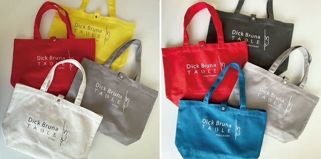 「神戸店＆横浜店限定販売のロゴ帆布トートバッグ」【ディック・ブルーナ テーブルPOP-UP SHOP in 阪急大阪梅田駅】