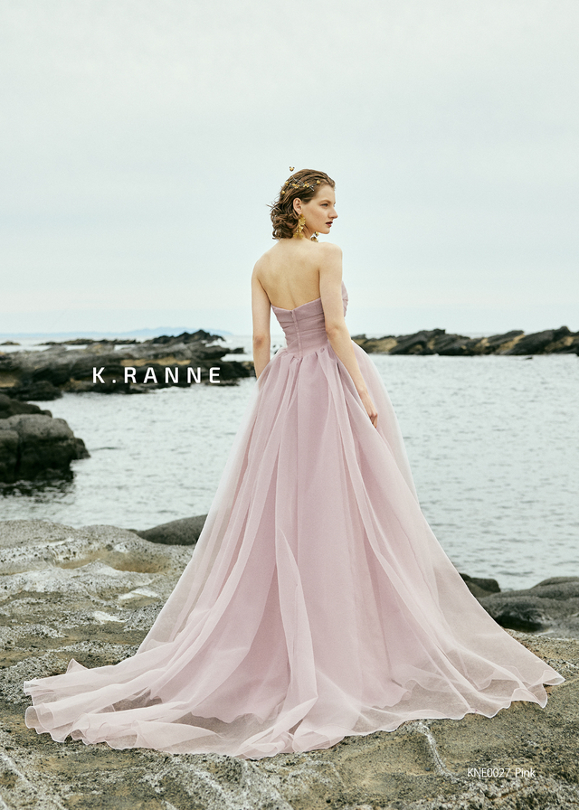 「K.RANNE-クランネ-」新作ウェディングドレス KNE0027_Pink
