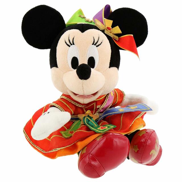 ぬいぐるみ＆アクセサリー 8,000円｜東京ディズニーリゾート40周年“ドリームゴーラウンド”グランドフィナーレ スペシャルグッズ｜発売日：2024年1月23日（火）｜販売店舗：東京ディズニーランド「グランドエンポーリアム」、東京ディズニーシー「エンポーリオ」