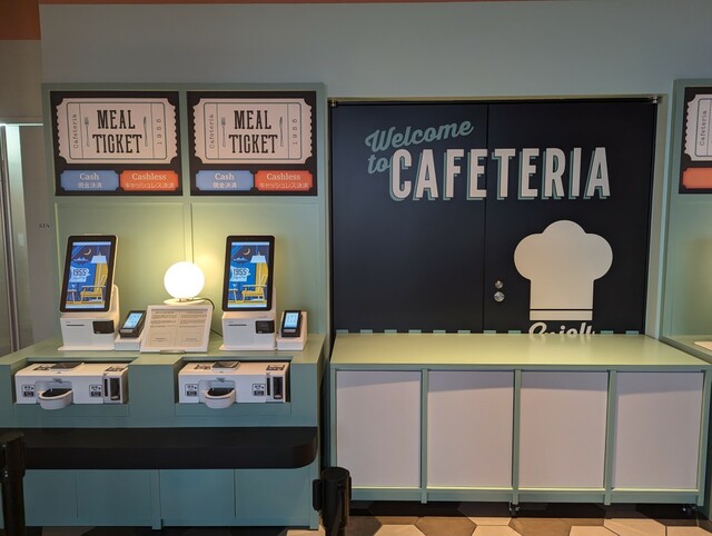 【星野リゾート 1955 東京ベイ】「Cafeteria」の注文レジ