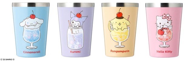 【サンリオタンブラー】4種類表面デザイン