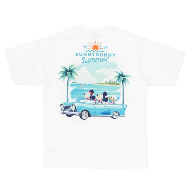Tシャツ(S〜LL) 3,000円｜東京ディズニーリゾート「SUNNY SUNNY Summer」グッズ｜販売店舗：東京ディズニーランド「グランドエンポーリアム」、東京ディズニーシー「タワー・オブ・テラー・メモラビリア」｜発売日：2025年6月5日（木）