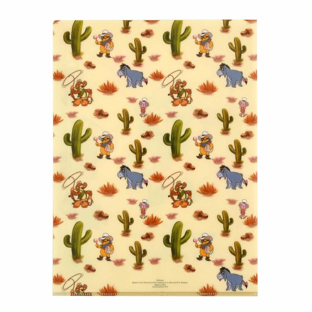 プー＆フレンズ クリアファイル インデックス Western Pooh 660円