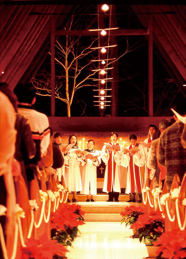 軽井沢高原教会クリスマスキャンドルナイト