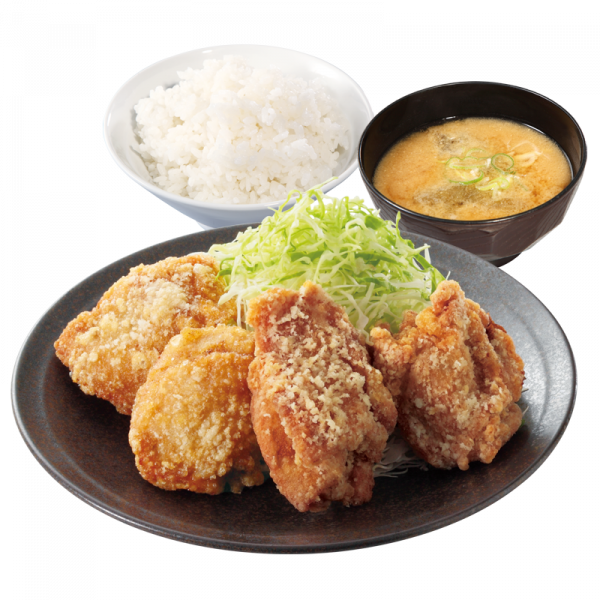 生姜からあげ合盛り定食