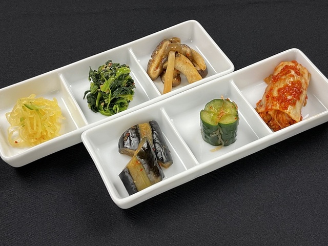 秋野菜のナムル・キムチの盛合せ
