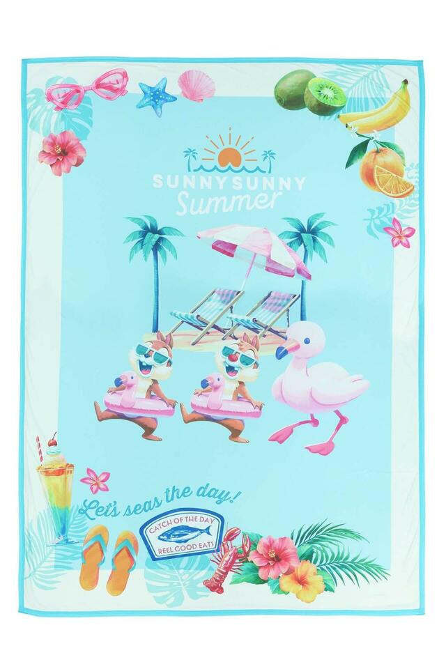 サマーケット 5,500円｜東京ディズニーリゾート「SUNNY SUNNY Summer」グッズ｜販売店舗：東京ディズニーランド「グランドエンポーリアム」、東京ディズニーシー「タワー・オブ・テラー・メモラビリア」｜発売日：2025年6月5日（木）
