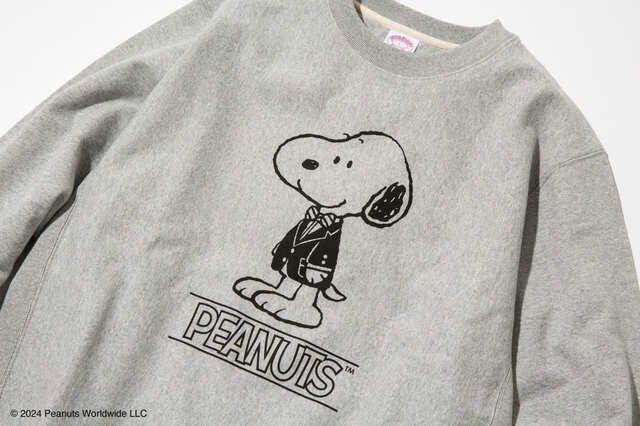 【ブルックス ブラザーズ×PEANUTS】大きなプリントもモノトーンのシルクスクリーンプリント