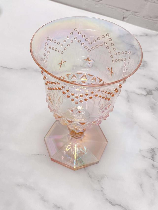 【Francfranc（フランフラン）】オーロラ 樹脂製 ゴブレット ライトピンク／税込800円