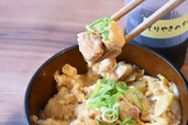 【黄金比「てりやきのたれ」・電子レンジで親子丼】甘めのたれがたまらない美味しさ