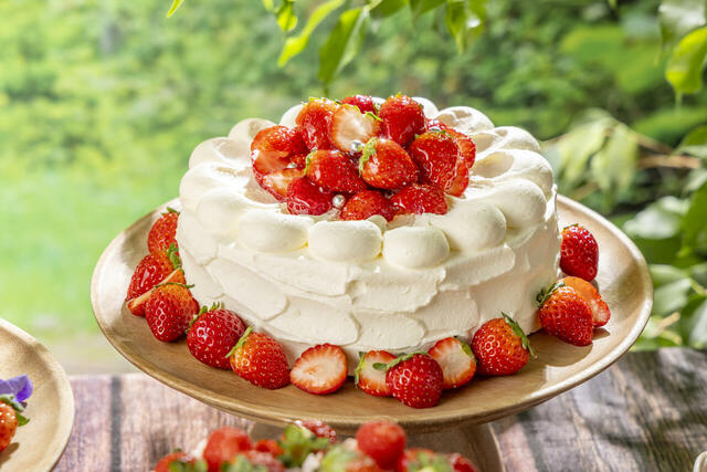 「いちごのショートケーキ」<期間:2026年1月1日〜3月31日>【“フレッシュいちご2種“の食べ比べもできる!インターナショナルガーデンホテル成田の「旬のいちごと生パスタを楽しむイタリアンビュッフェ」】