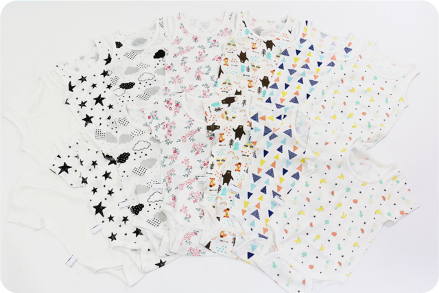 アルトタスカル／おしゃれバリアフリー　ロンパース肌着（半袖／袖なし）