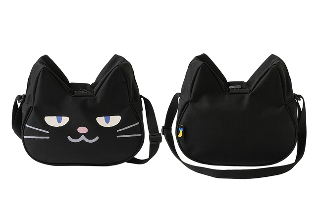 東京ばな奈ぶにゃんこ ショルダーバッグ【東京ばな奈の黒猫「ぶにゃんこ」】