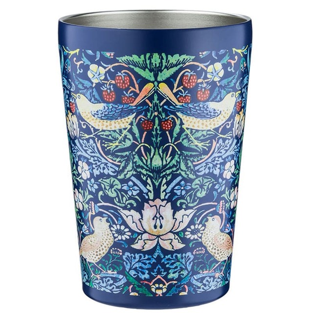 【ウィリアム・モリス 真空断熱タンブラー いちご泥棒】人気デザインを使った真空断熱タンブラー