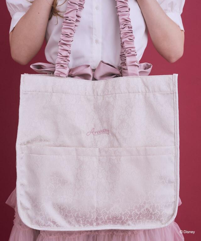 ミニー/ジャガードリボントートバッグ ¥8,900